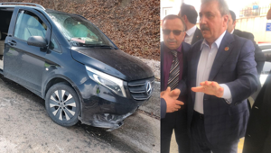 BBP Genel Başkanı Destici'nin makam aracı kaza yaptı: 4 yaralı
