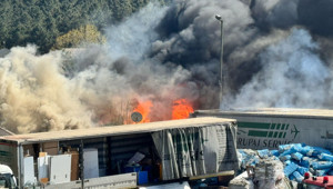 Yediemin otoparkında yangın