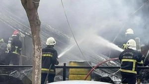 Atış poligonunda yangın: Isınan mermiler patladı