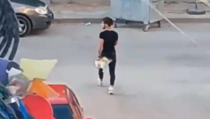 Köpeğine şiddet uygulayınca gözaltına alındı