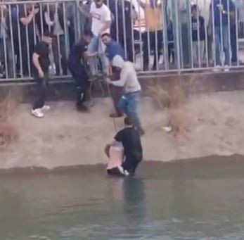 Adana'da sulama kanalında hareketsiz duran kişiyi çevredekiler kurtardı; durumu ağır - Resim : 2