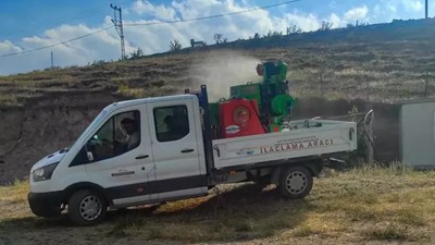 Bit, pire ve sivrisinek istilasının olduğu mahallelerde ilaçlama yapıldı