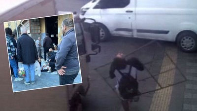 Sarıyer’de dehşet anları kamerada: Üniversite öğrencisinin başına demir korkuluk düştü