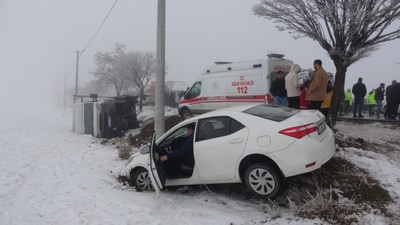 Bitlis'te zincirleme kaza 33 yaralı
