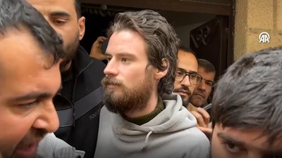 ABD vatandaşı Travis Pete Timmerman, Sednaya Hapishanesi’den çıktıktan sonra görüntülendi