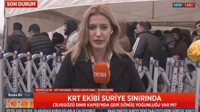 KRT ekibi Suriye sınırında