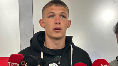 Trabzonspor’un prensipte anlaştığı Ukraynalı forvet Danylo Sikan, Trabzon’a geldi