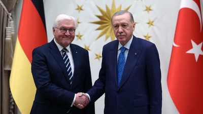 Cumhurbaşkanı Erdoğan, Almanya Cumhurbaşkanı Steinmeier ile görüştü