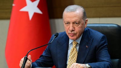 Cumhurbaşkanı Erdoğan'dan şehit itfaiye eri Sayın'ın ailesine başsağlığı mesajı