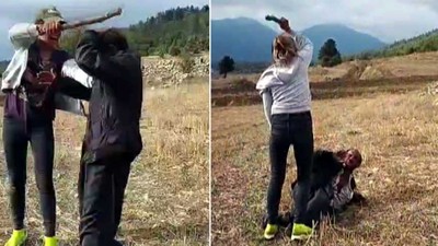 Çobanı sopayla döven kız kardeşlere hapis cezası ve tahliye