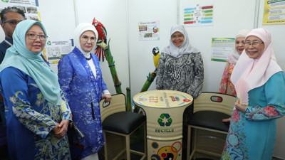 Emine Erdoğan, Kuala Lumpur Perdana Botanik Bahçesi'ni ziyaret etti