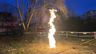 Kocaeli'de zemin etüdü sırasında metan gazı çıktı