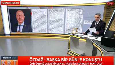 Ümit Özdağ, cezaevinden el yazısıyla Gökhan Kayış'ın sorularını yanıtladı