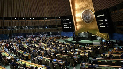 BM Genel Kurulu, Rusya'nın Ukrayna'dan derhal çekilmesini talep eden tasarıyı kabul etti; ABD tasarıya "hayır" oyu verdi