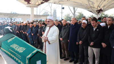 Cumhurbaşkanı Erdoğan, Kasım Yağcıoğlu'nun cenazesine katıldı