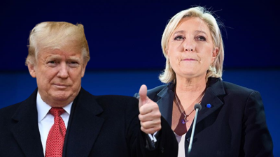 Trump'tan yolsuzlukla suçlanan Le Pen'e destek...