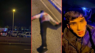 Bakırköy'de polise ateş edip kaçan iki kişi, kaza yaptıktan sonra yaralı olarak yakalandı