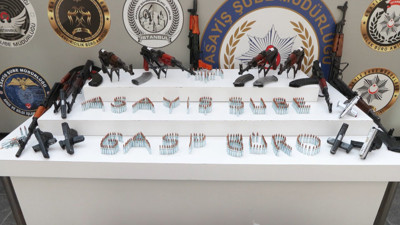 Haraç çetesinin cephaneliği ele geçirildi