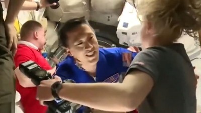 NASA astronotu ISS’e ulaştı