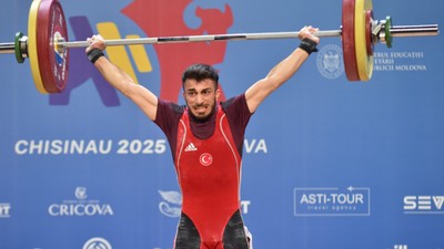Avrupa Halter Şampiyonası'nda Harun Algül koparmada altın madalya kazandı