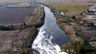Ergene Nehri'nin suyu 3'üncü derece kirli çıktı