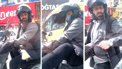 Esenyurt'ta motosikletli maganda otomobilin aynasını kırdı: 'Mahalleye gel kavga edeceğiz'