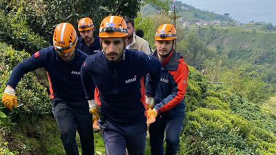 İlkel teleferiğin halatına dolanan çiftçi düşerek öldü