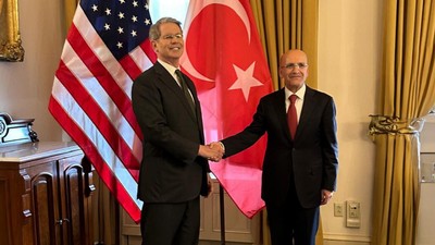 Bakan Şimşek, ABD'li mevkidaşı Bessent ile bir araya geldi