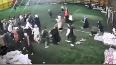 Başakşehir'de depremi unuttular kavgaya tutuştular: O anlar kamerada