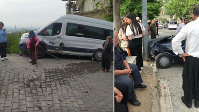 Osmaniye'de öğrenci servisi ile otomobil çarpıştı; 9'u öğrenci 11 yaralı