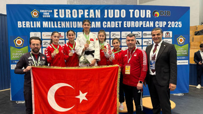 Milli judocular, Almanya'daki Ümitler Avrupa Kupası'nda 5 madalya kazandı
