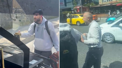 Şişli'de durak harici otobüse binmek istedi; şoför kapıyı açmayınca yolu kesti