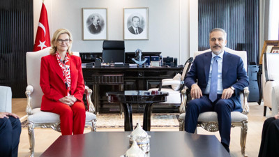 Bakan Fidan, Uluslararası Telekomünikasyon Birliği Genel Sekreteri Bogdan-Martin'i kabul etti