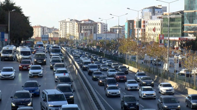 İstanbul'da trafik yoğunluğu