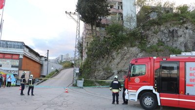 Samsun’daki heyelan bölgesinde ikinci heyelan: 5 katlı bina tedbir amaçlı tahliye edildi