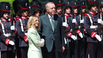 Cumhurbaşkanı Erdoğan, İtalya-Türkiye 4’üncü Hükümetlerarası Zirvesi için İtalya'da