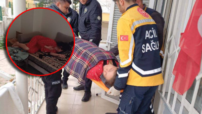 Birlikte yaşadığı kadını dövüp, bıçakladı