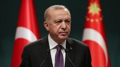 Cumhurbaşkanı Erdoğan'dan şehit Astsubay Hüseyin Uzun'un ailesine başsağlığı mesajı