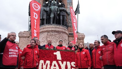 Sendikalardan Taksim'de 1 Mayıs kutlaması