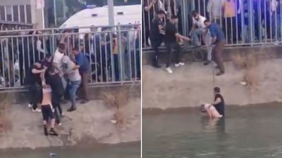 Adana'da sulama kanalında hareketsiz duran kişiyi çevredekiler kurtardı; durumu ağır