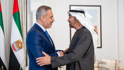 Bakan Fidan, BAE Devlet Başkanı Al Nahyan tarafından kabul edildi