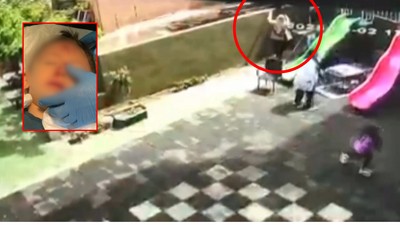 Eyüpsultan'da kreşteki çocuk 2 metre yükseklikten inşaat alanına düştü