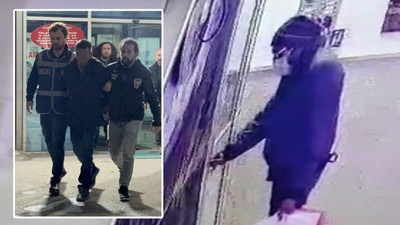Sivas'ta iki kardeşi boğazlarını keserek öldüren zanlının binaya maskeyle girdiği görüntüler ortaya çıktı