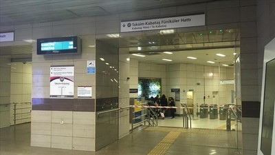Taksim-Kabataş Füniküler Hattı'ndaki teknik arıza giderildi