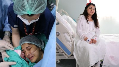 Türkiye'de ilk kez akciğer nakilli hasta anne oldu... "Herkese umut olmak istedim, 'Umut' koydum adını"