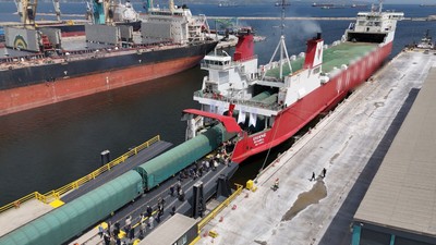 Türkiye'nin en büyük tren feribotu, Bandırma-Tekirdağ arası 'Tren Ferry' seferine başladı