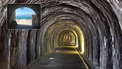 Antalya’da 5 yıldızlı iki otelin, denize ulaşım için falezlere tünel kazdığı iddia edildi