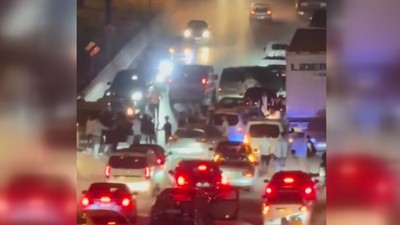 Bursa'da asker uğurlamasında kavga; o anlar kamerada