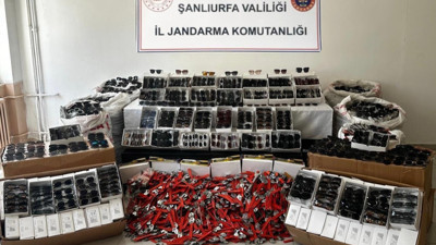 Şanlıurfa’da 34 milyon TL'lik kaçak imitasyon gözlük ele geçirildi