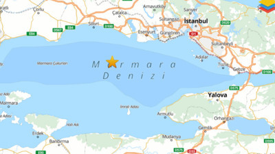 Marmara Denizi Büyükçekmece açıklarında 3,8 büyüklüğünde deprem